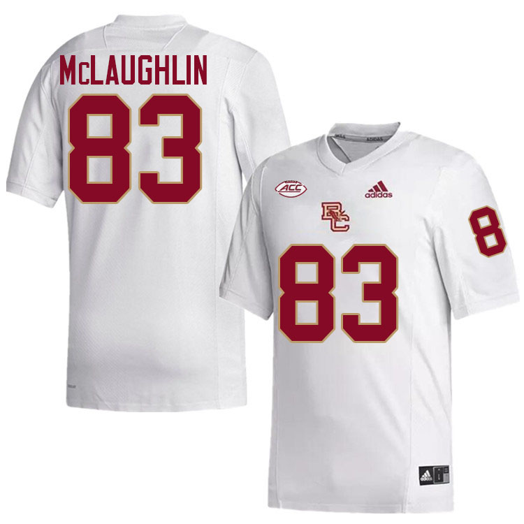 Luke McLaughlin Jersey,#83 Luke McLaughlin Boston College Eagles Football Jersey,Uniforms-White Luke McLaughlin Jersey,#83 Luke McLaughlin Boston College Eagles Football Jersey,Uniforms-White